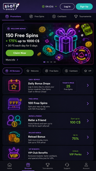 slotshake casino Gameplay