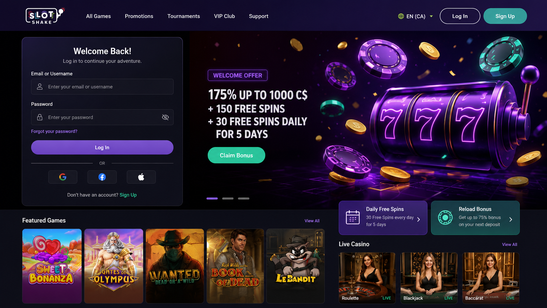 slotshake casino Gameplay